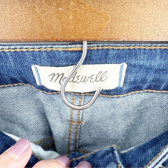 ✅ MADEWELL CURVY HIGH RISE SKINNY CROP Blue Women's Jeans SIZE 29 - Picture 7 of 8